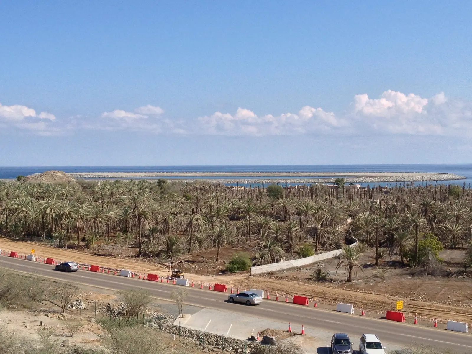 The Gulf of Oman coast at Fujairah